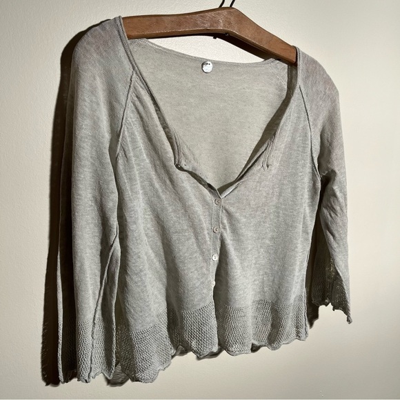 Margaret O’Leary Cotton Blend Cardigan - Picture 3 of 13